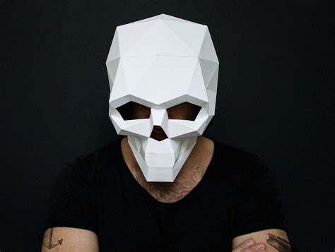 papercraft mask halloween|cardboard mask template free.